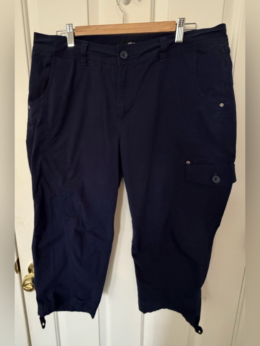 ellos Men's Dark Navy Cargo Capris